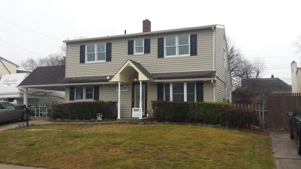 Stylish and energy-efficient siding and window installation by J. Tretter and Sons in Levittown, PA