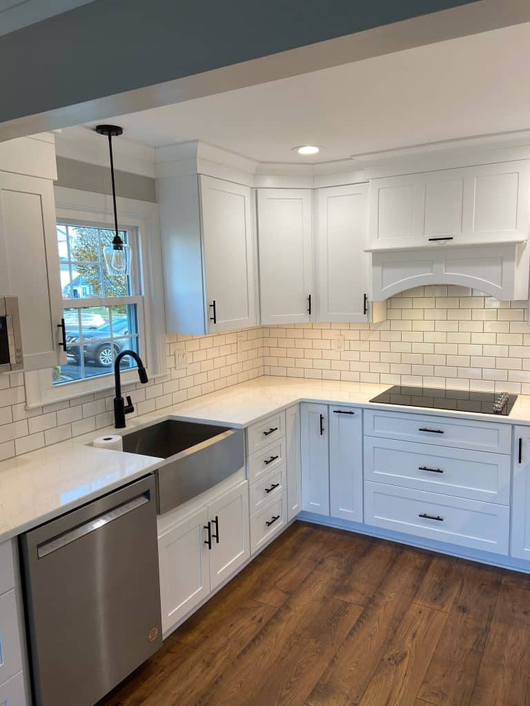 Clean modern cabinet remodel by J. Tretter and Sons in Levittown, PA