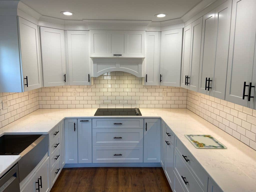 Modern cabinets for kitchen remodel by J. Tretter and Sons in Levittown, PA