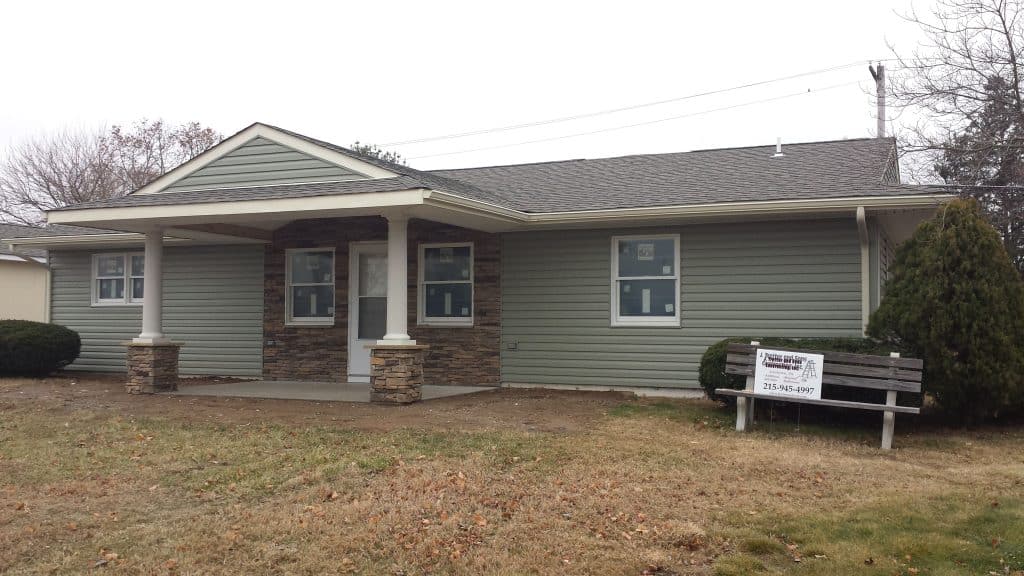 Roofing Replacement, Siding, Replacement, and custom home stonework by J. Tretter and Sons in Levittown, PA