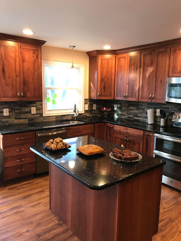 Beautiful modern kitchen renovation as part of full home remodel by J. Tretter and Sons in Bucks County, PA